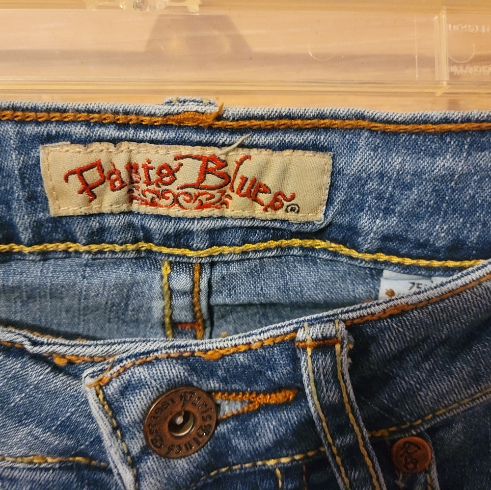 Paris Blues Low Rise Bootcut Jeans Size 1 - Picture 2 of 4